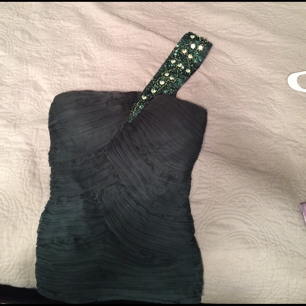 One should with sequin on shoulder top.