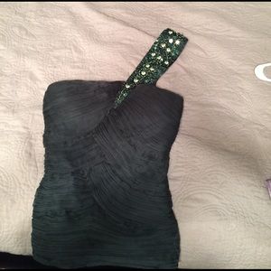 One should with sequin on shoulder top.