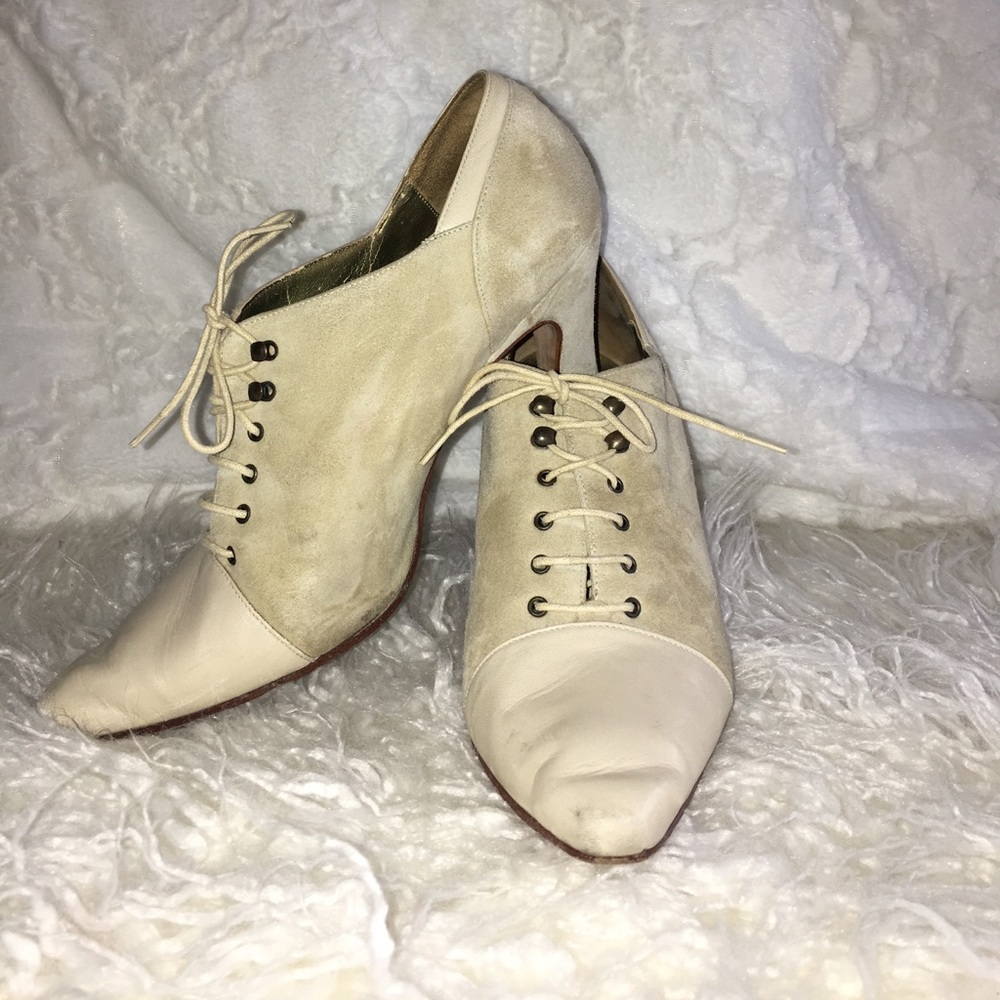 Retro Lace Up Booties