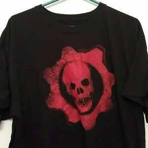 Gears of war graphic video game tee tshirt