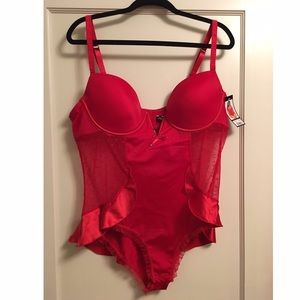 **New** Plus size red teddy
