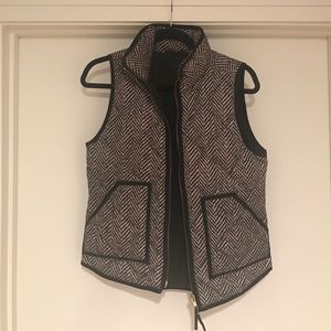 J crew houndstooth vest