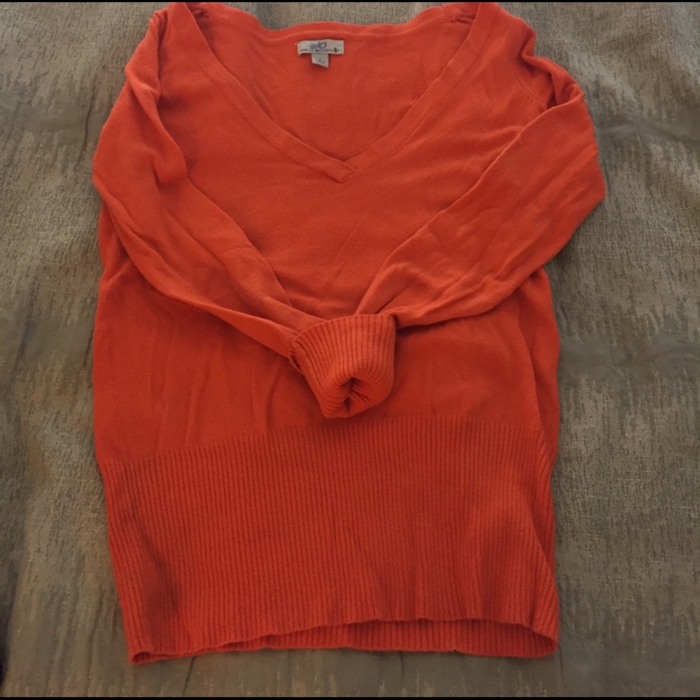 Orange 🍊 Light Pullover Sweater