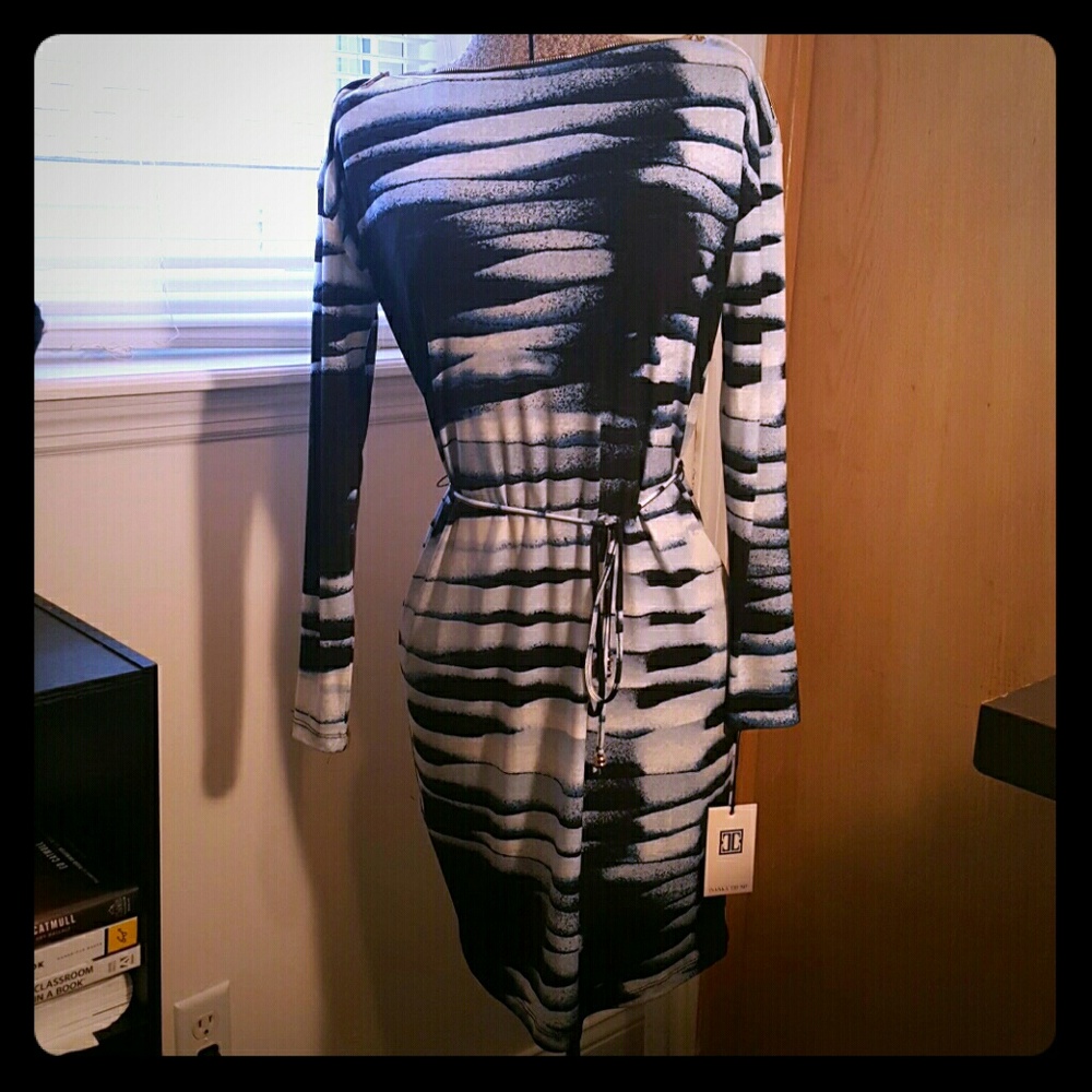 Blue Patten Dress