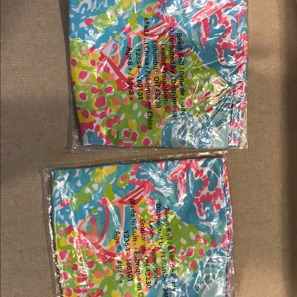 NWT Lilly Pulitzer beach balls