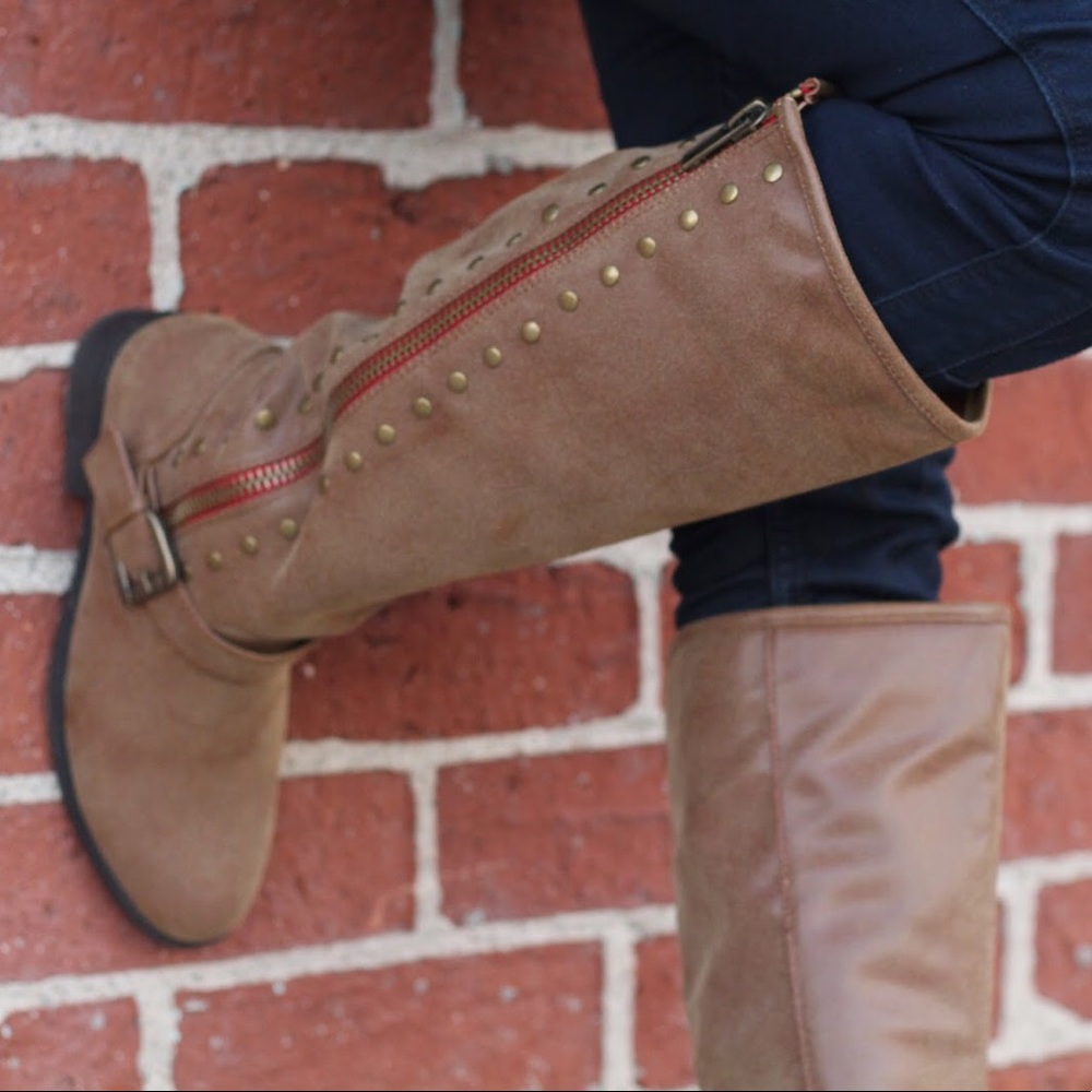 Perfect condition Madden Girl Copper Riding Boots