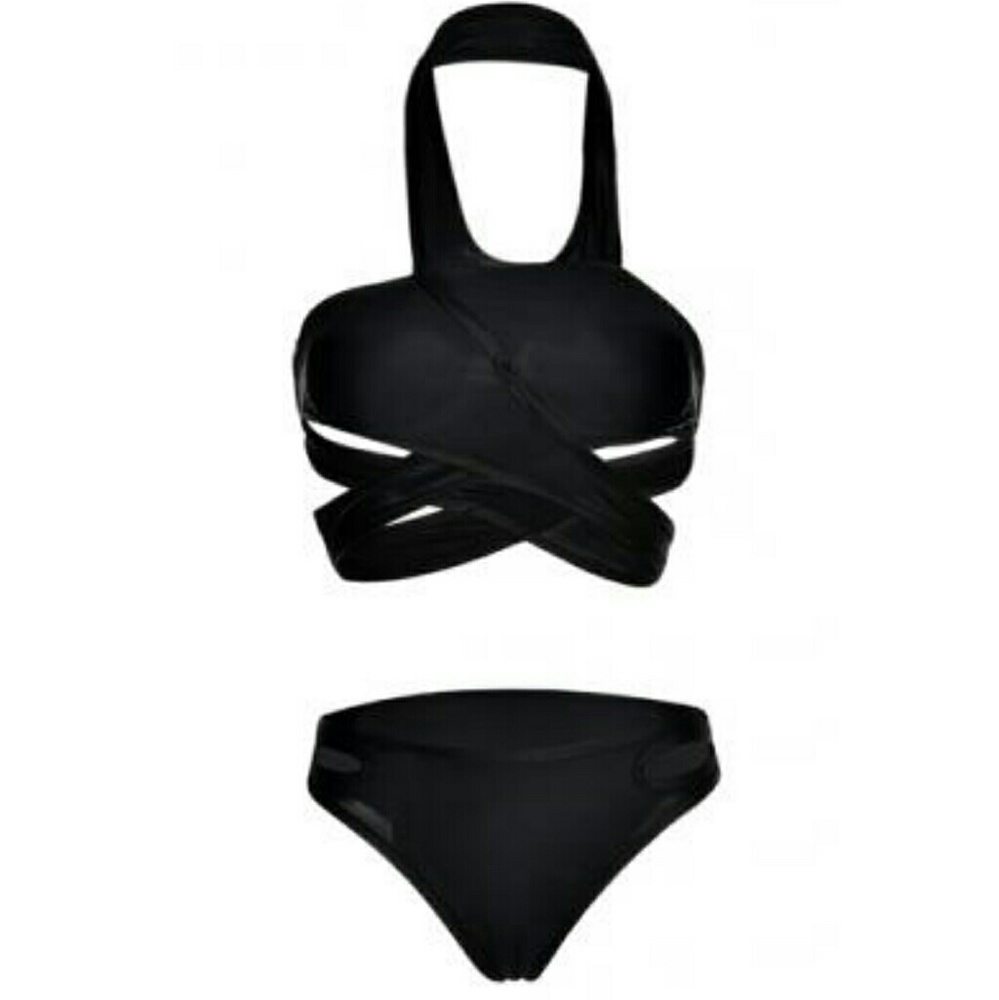Black strsppy bikini - Picture 2 of 4