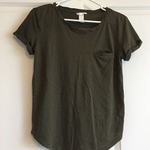 Olive tee