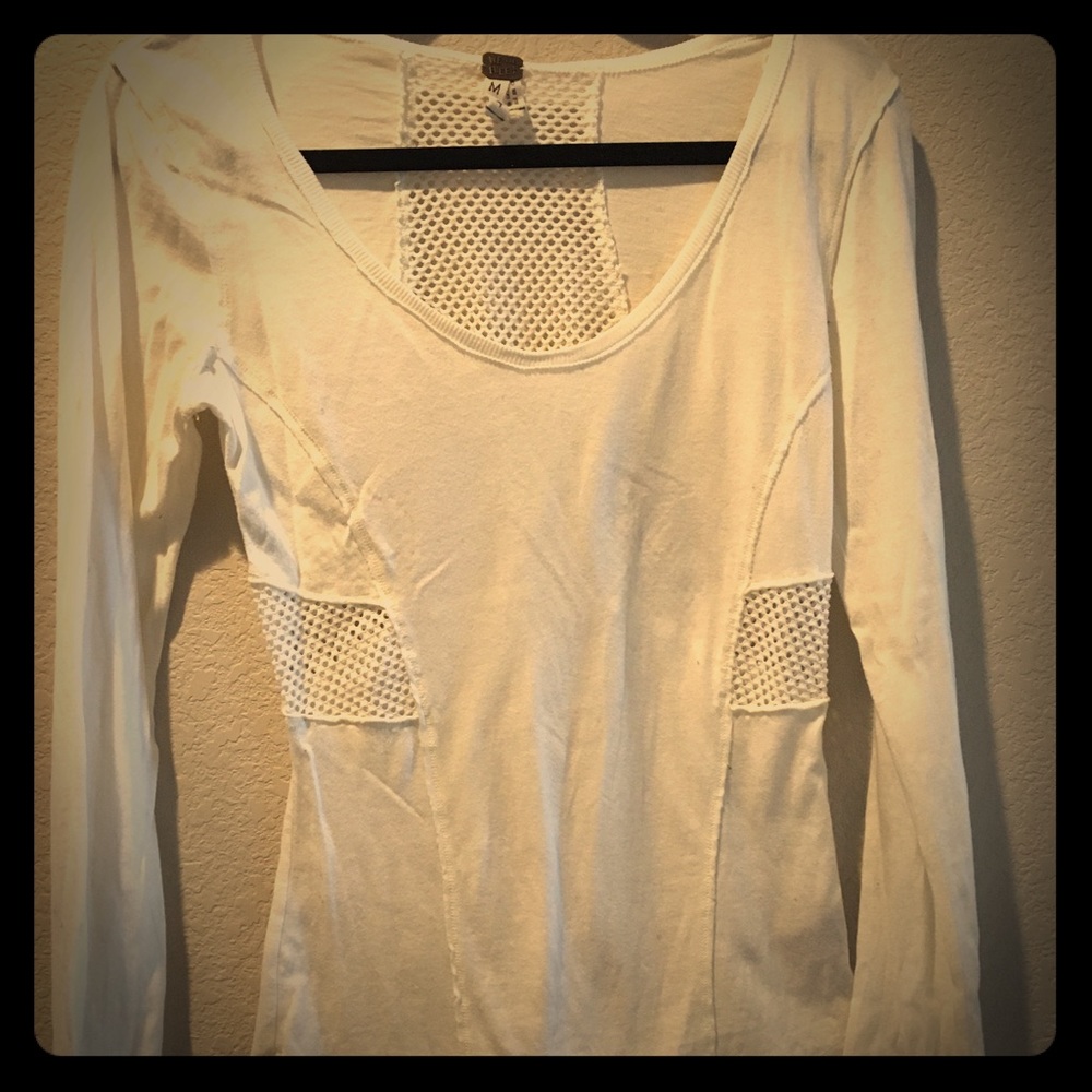 We the free cream colored top