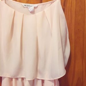 NEW BCBGeneration pale pink open back dress