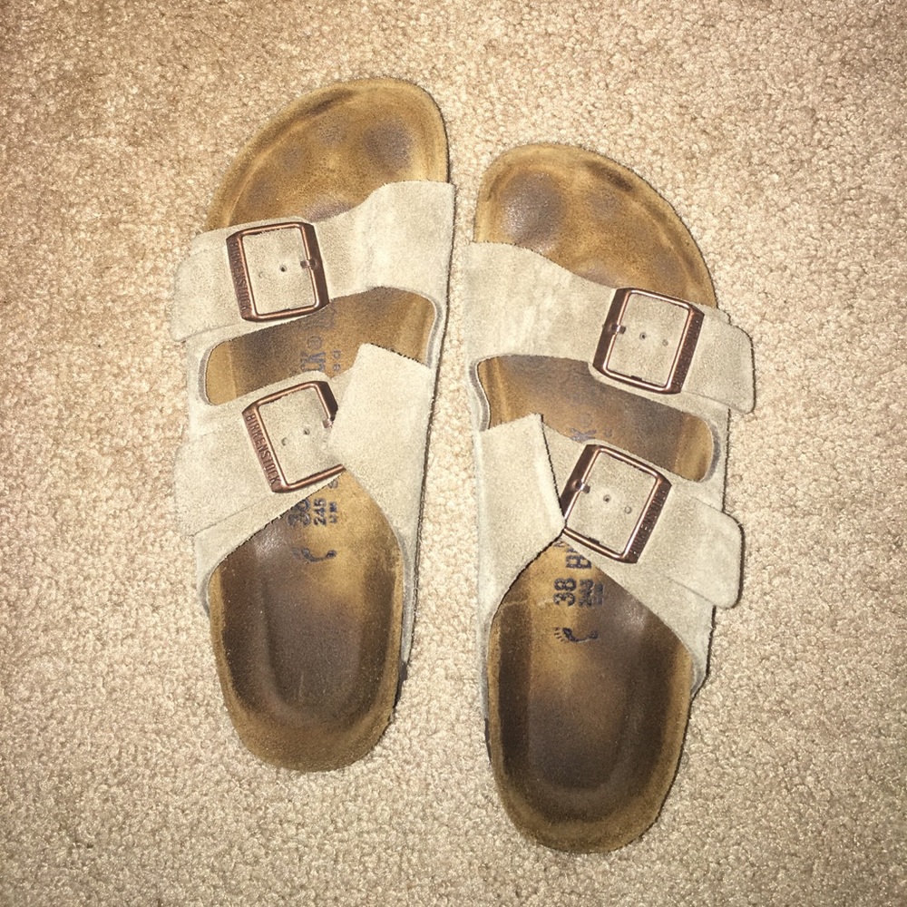 Taupe Arizona Birkenstocks