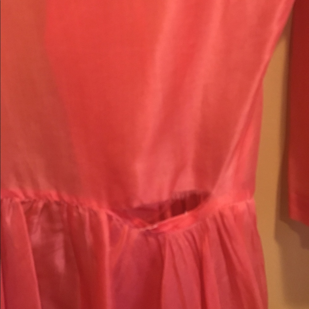 Vintage Salmon Halter dress w/matching jacket - Picture 7 of 14