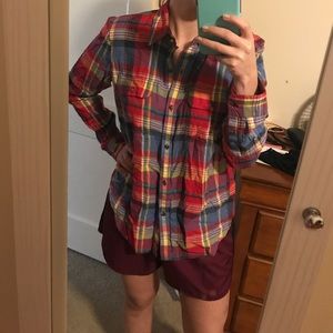 Size Large Plaid Shirt by Chaps