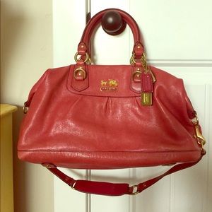 Coach AUTHENTIC Madison Sabrina #12949 in Cherry