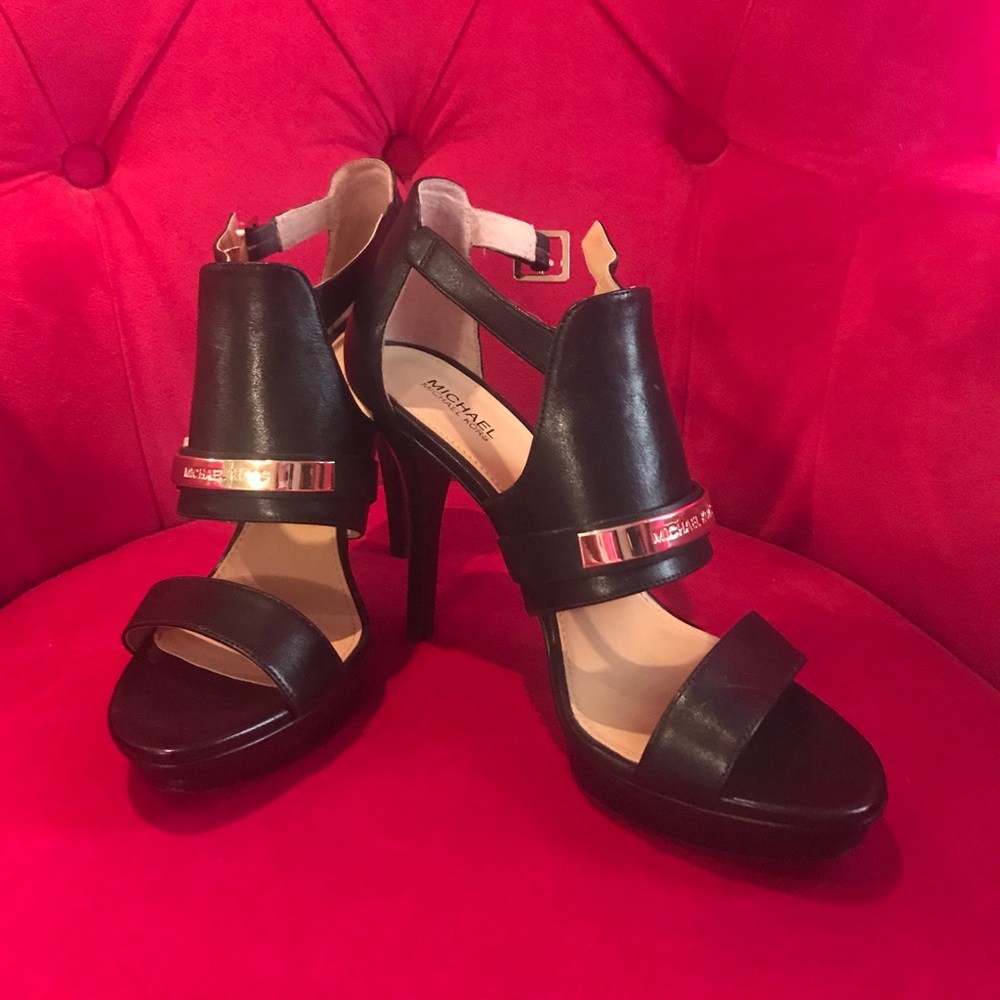 Black Michael Kors heels