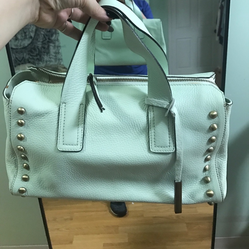 Leather handbag