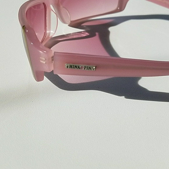 “THINK PINK" Pink Lens Sunglasses-optical quality lenses - Picture 4 of 5