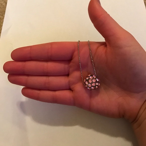 Sterling Silver Faux Crystal Necklace - Picture 4 of 4