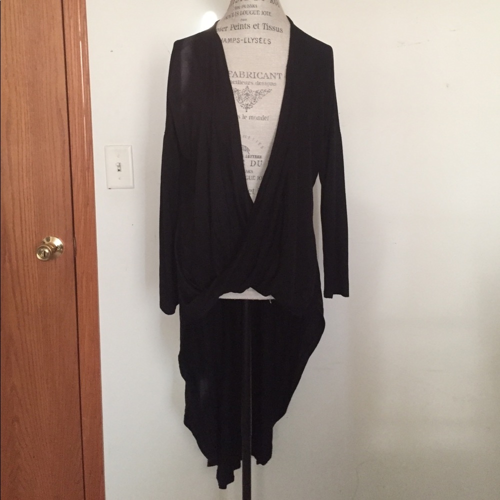 Long sleeve high/low sweater