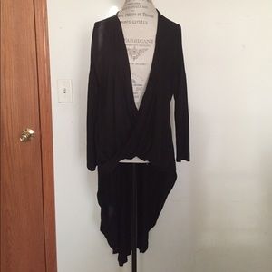 Long sleeve high/low sweater