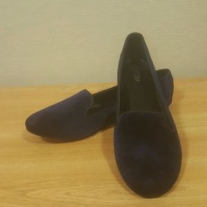Iridescent Indigo/Black Loafers