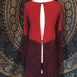 Festival Open Back Dip-dye tunic!