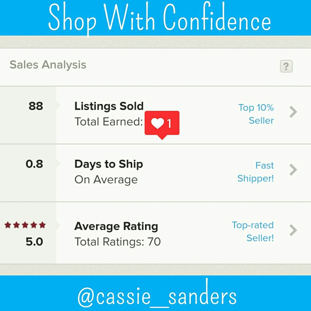 ♡ Shop With Confidence! ♡