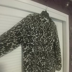 Leopard dress shirt