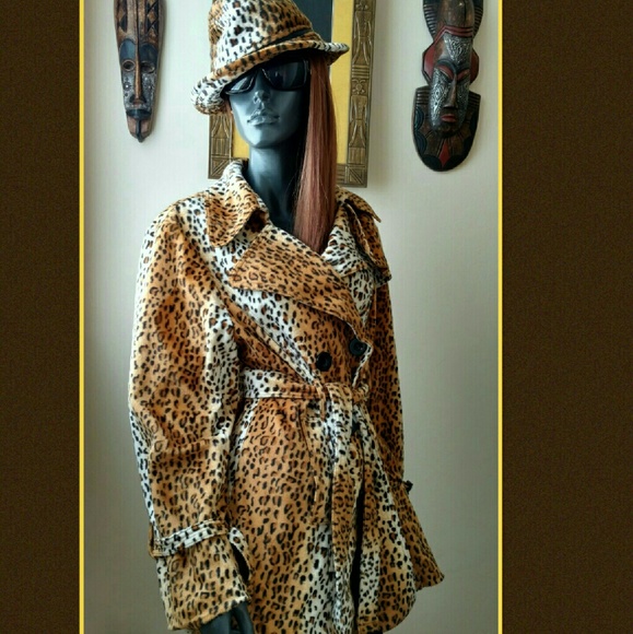 Leporad print Trench🌟 - Picture 2 of 7