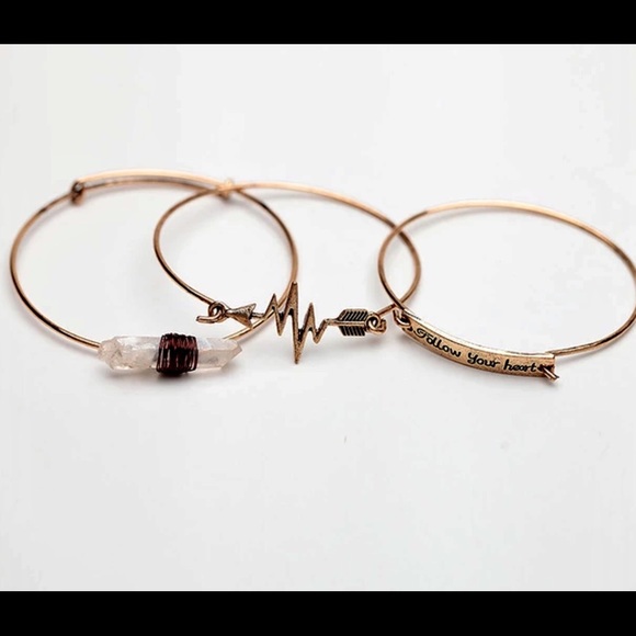 ♦️3 piece set in gold and silver antic - Picture 3 of 4