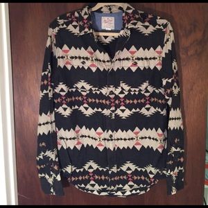 Men's AE button-up Flannel Size S