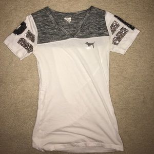 Victoria secret Pink t-shirt with sequins