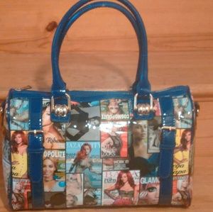 Vinyl handbag