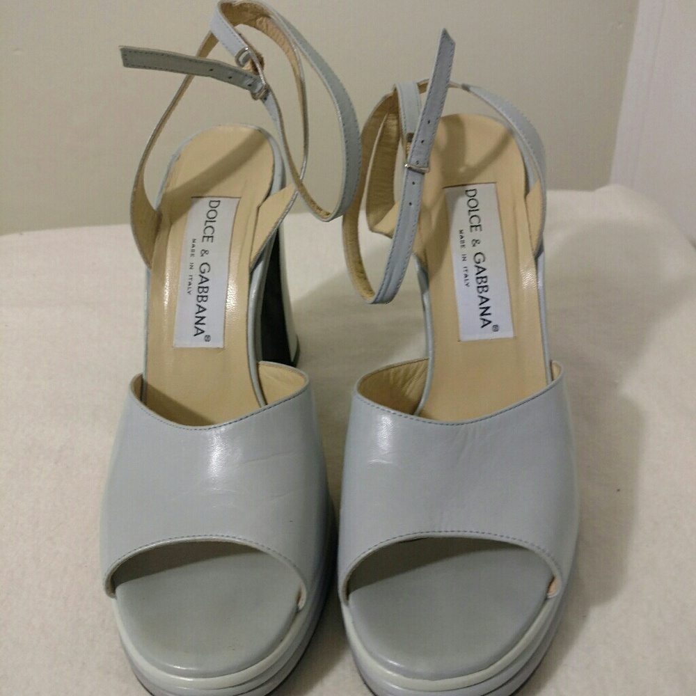 Dolce & Gabbana Platform Sandals Sz 8 Worn Once