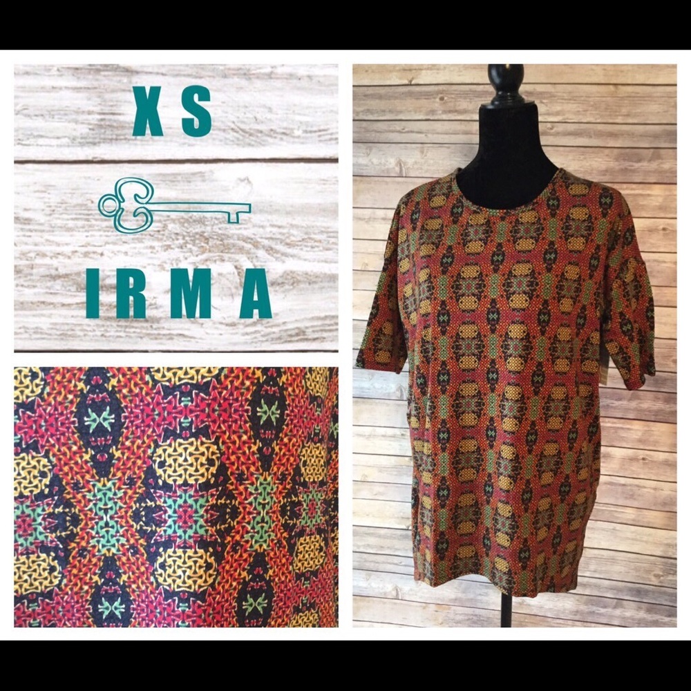 New XS Lularoe Irma Tunic
