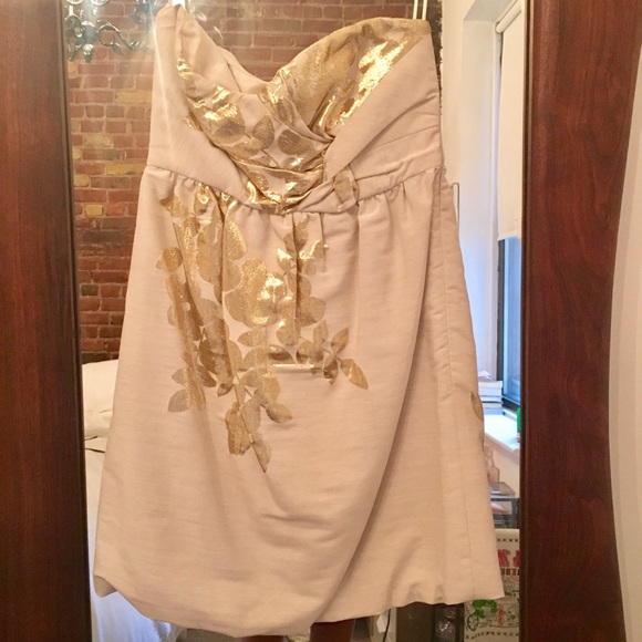 TIBI DRESS - Beautiful Gold Detailing - Picture 4 of 8