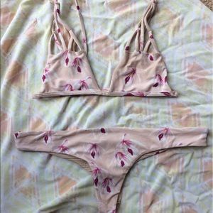 Acacia pink orchid set