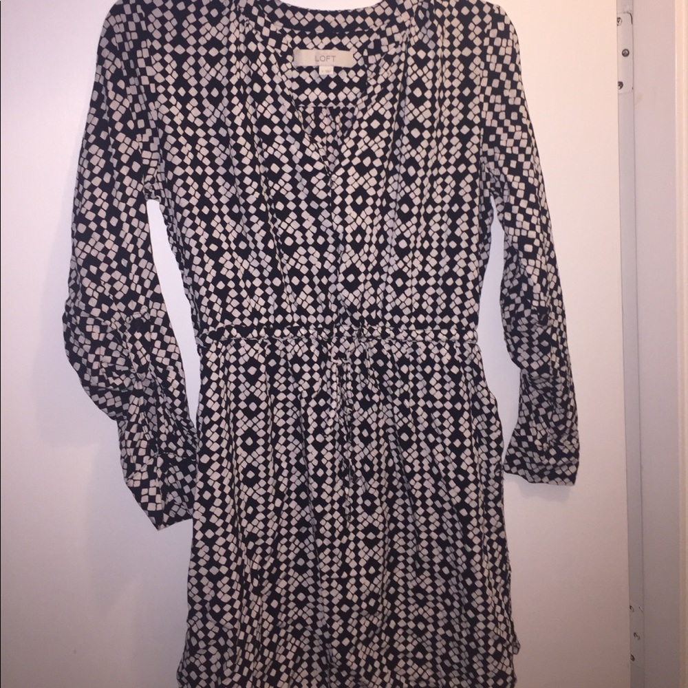 Loft Drawstring Dress