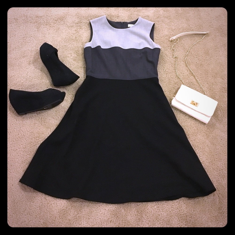 Tri-colored Calvin Klein dress💫