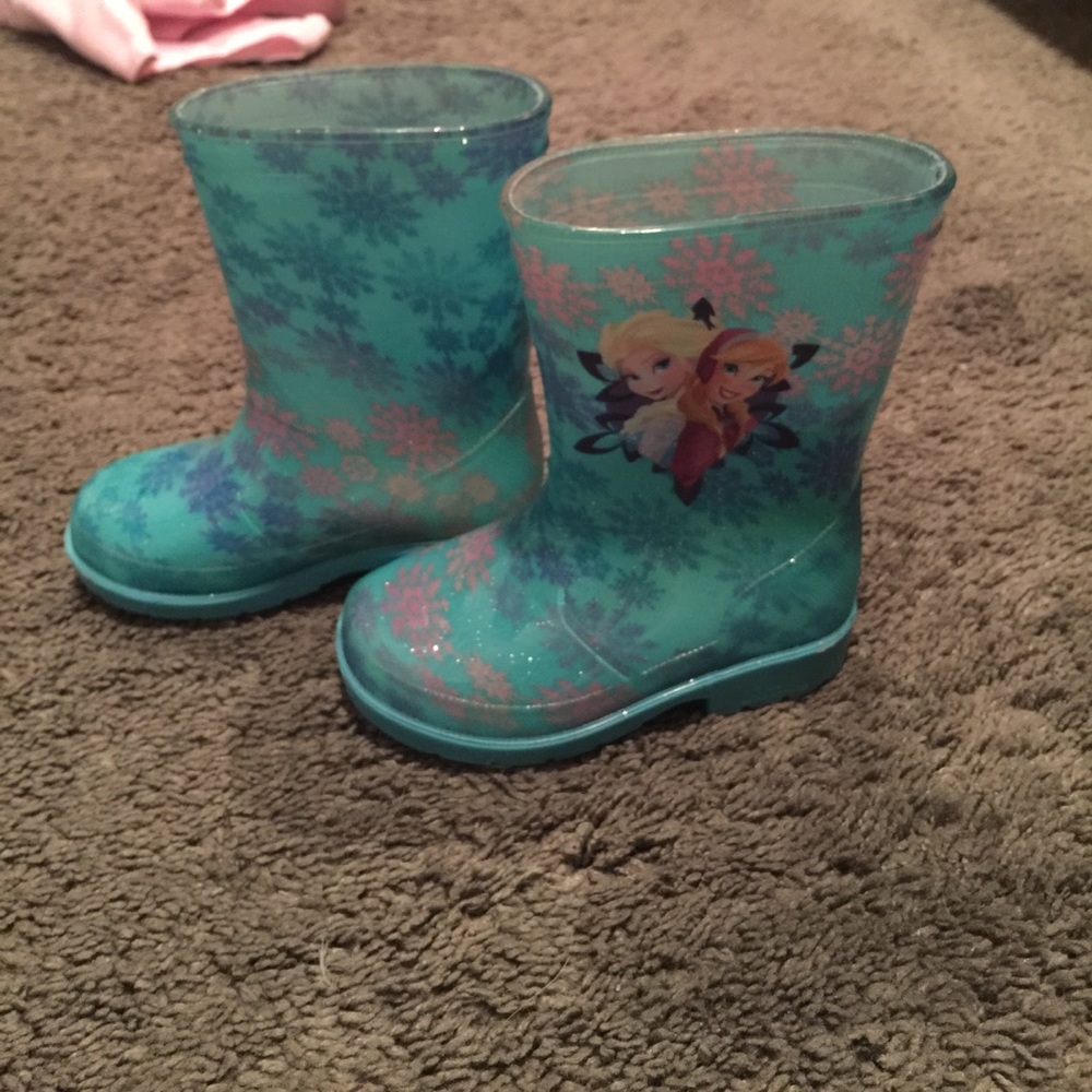 Frozen rain boots