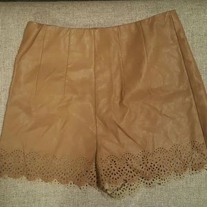 Pleather Shorts
