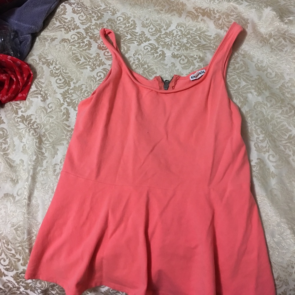 Peplum tank