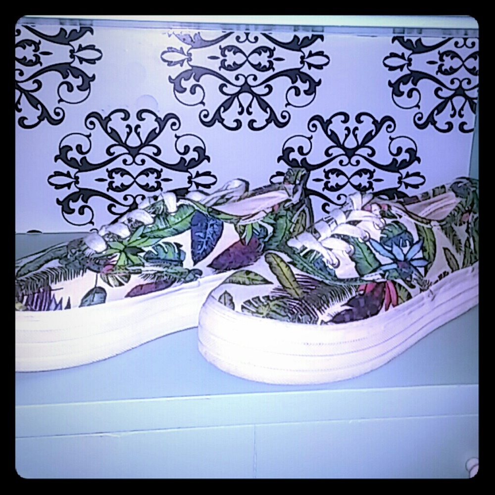 Platform Canvas Sneakers