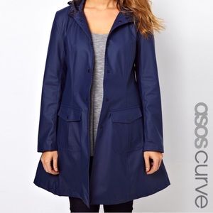 Asos Curve Rain Trench