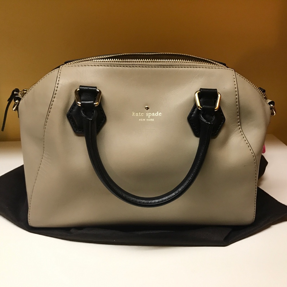 Kate Spade tan and black handbag *PRICE REDUCED*