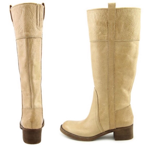 Calzado Verano Elegante Alto Lucky Brand Imana - Plataforma Beige Para Mujer Sandalias Tacón