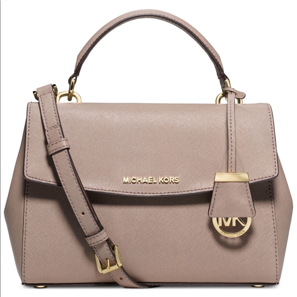 Michael Kors Ava Small Top Handle Leather Satchel