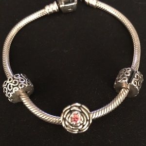 Pandora Sterling Silver Flower Charm