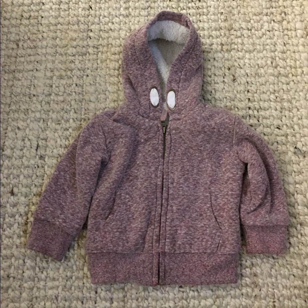 Salmon/Purplish Hoodie