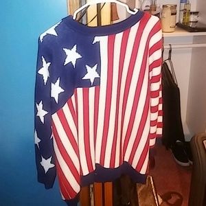 American Flag Sweater